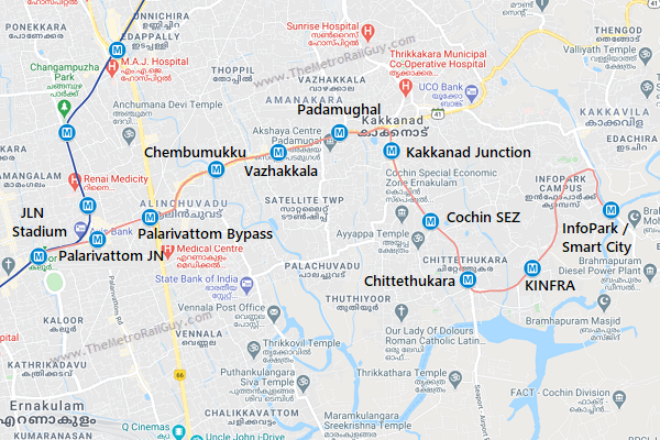 Afcons Begins Kochi Metro Phase 2’s Work in Kakkanad - The Metro Rail Guy