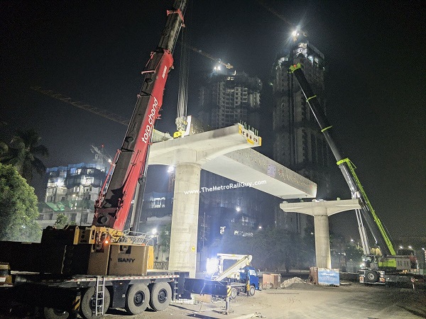 Mumbai Metro Line-5’s 1st U Girder Launched by Afcons