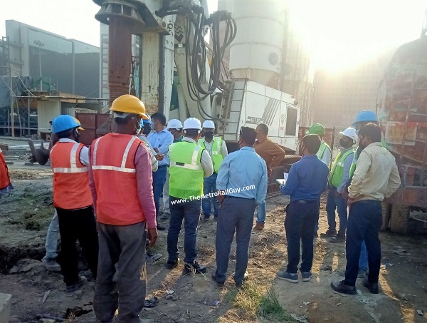 Sadbhav Begins Surat Metro’s Test Piling Work