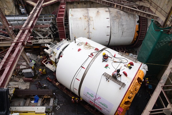 TBM S-1259 Starts Tunneling for Bangalore Metro’s Pink Line