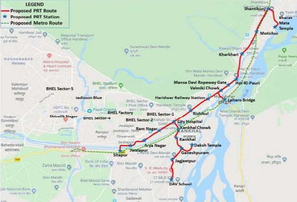 Dehradun Metro Route Map Pnc Infra Only Bidder For Haridwar's Prt System - The Metro Rail Guy