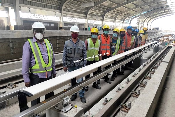 Linxon Begins Third Rail Installation for Kolkata Metro’s Line-3