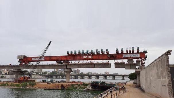 Ahmedabad Metro Sabarmati Bridge’s Final Segment Launched