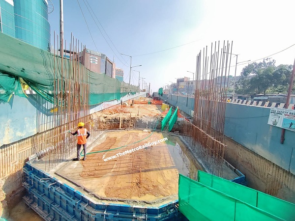 SNC Casts Bangalore Metro ORR Line Package 2’s 1st Pile Cap