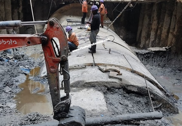 ITD Unearths Kolkata Metro’s TBMs Urvi & Chandi at Bowbazar