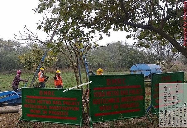 Noida – Jewar Airport Metro’s Geotechnical Work Underway