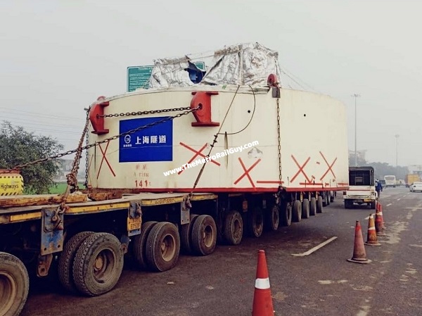 1st STEC TBM Arrives for Delhi – Meerut RRTS at Anand Vihar