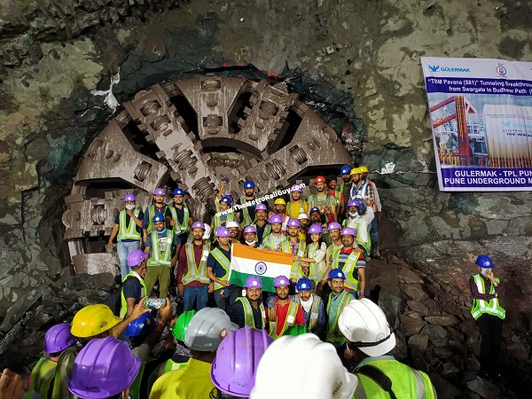 Pune Metro’s TBM S81 Records Breakthrough at Budhwar Peth