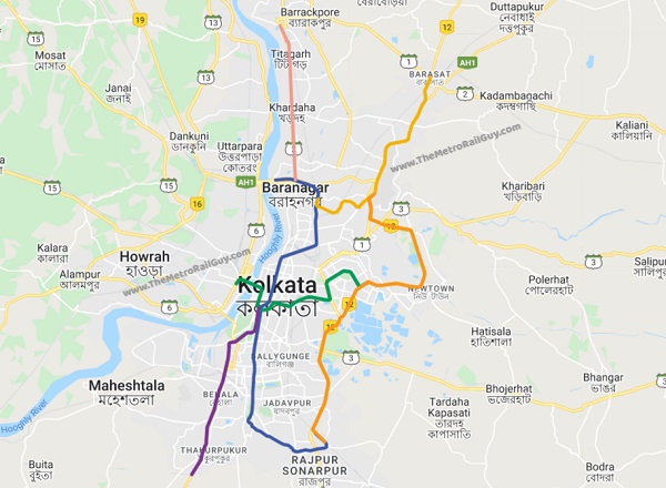 Dehradun Metro Route Map Siemens Wins Kolkata Metro Line 3 & 6'S Cbtc Signaling Contract - The Metro  Rail Guy