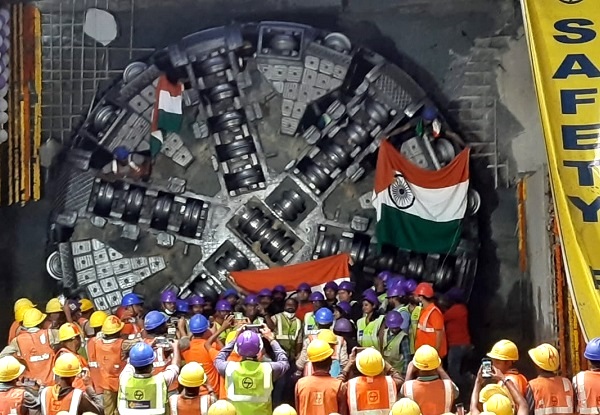 L&T’s TBM Lavi Records Breakthrough at Bangalore Metro’s MG Road