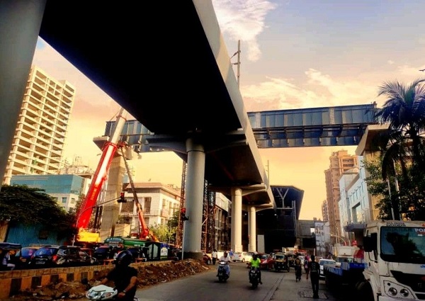 Mumbai Metro Line 6’s Girder Launched over Line 2A by JKIL