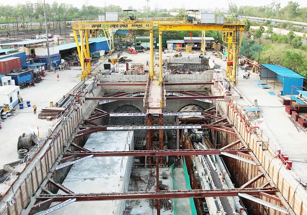 STEC’s 3rd TBM for Delhi – Meerut RRTS Starts Tunneling