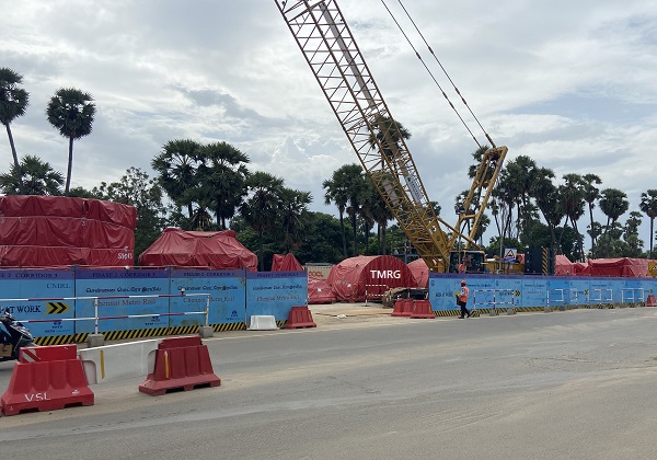 Tata’s Chennai Metro TBM S96 Arrives at Madhavaram