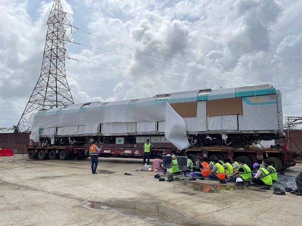 Mumbai Metro Line 3’s 1st Alstom Train Arrives