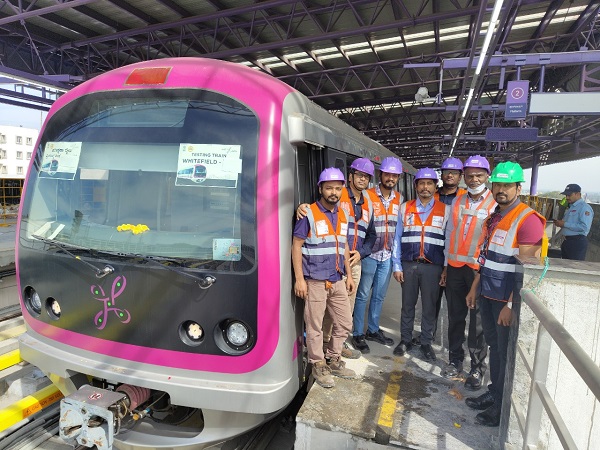 Bangalore Metro’s Whitefield Line’s Signaling and Electrification Ready