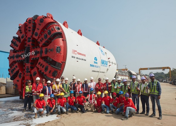 Tata’s Chennai Metro TBM S81B Passes Factory Tests