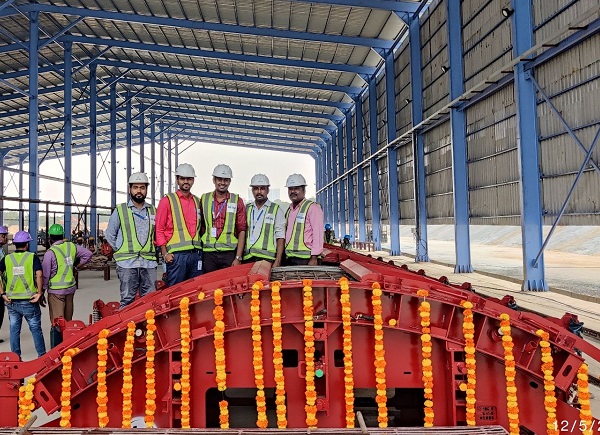 ITD Cem Casts Chennai Metro Line-4’s 1st Tunnel Segment