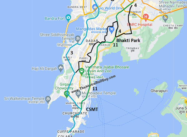 MMRC to Execute Mumbai Metro’s Line-11 (Wadala – CSMT)