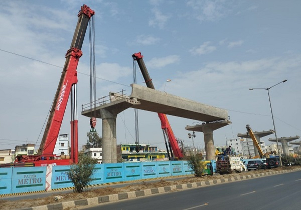 NCC Launches Patna Metro Phase 1’s 1st U-Girder in Bhootnath