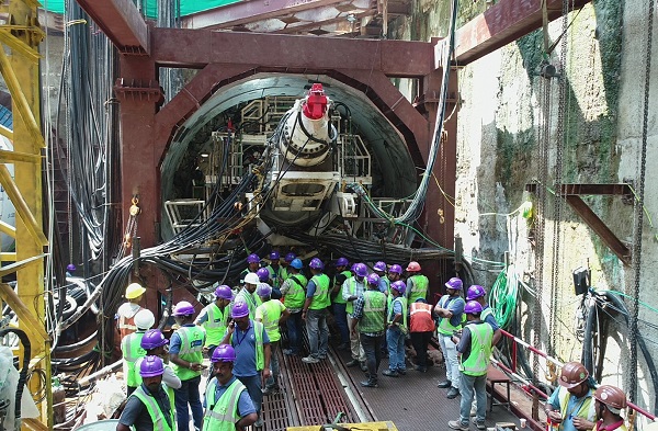 L&T’s 1st Chennai Metro Phase 2 TBM Kaveri Starts Tunneling