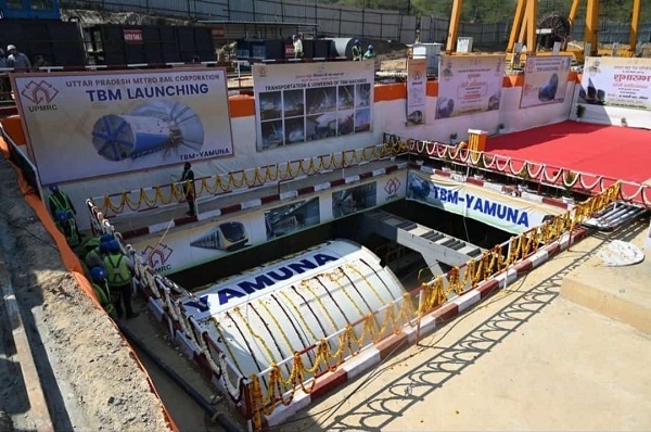 Afcons-SAM’s Agra Metro TBM Yamuna Starts Tunneling