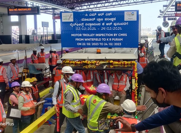 CMRS Inspects Bangalore Metro’s Whitefield Extension