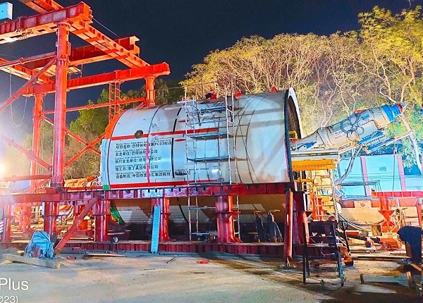 Patna Metro’s 1st Tunnel Boring Machine Assembled by L&T