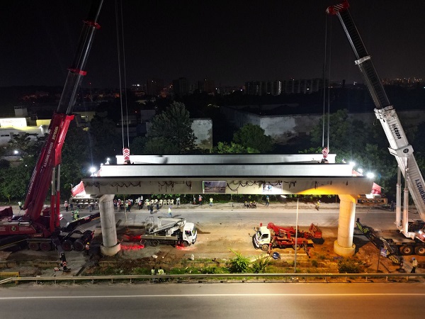 NCC Launches Bangalore Metro Airport Line Package 2’s 1st U-Girder