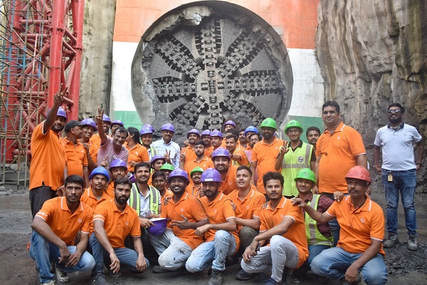L&T’s TBM Mavala Records Final Breakthrough for Mumbai’s Coastal Road Project