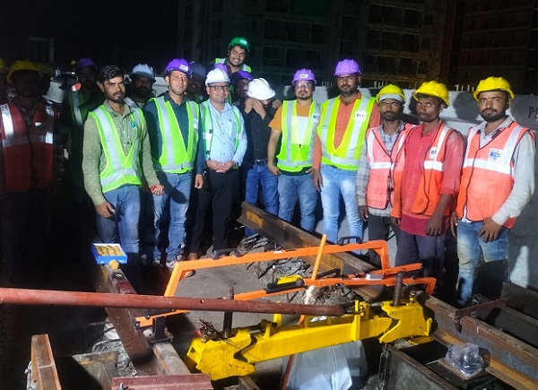 KEC JV Begins Ahmedabad Metro Phase 2’s Track-Work
