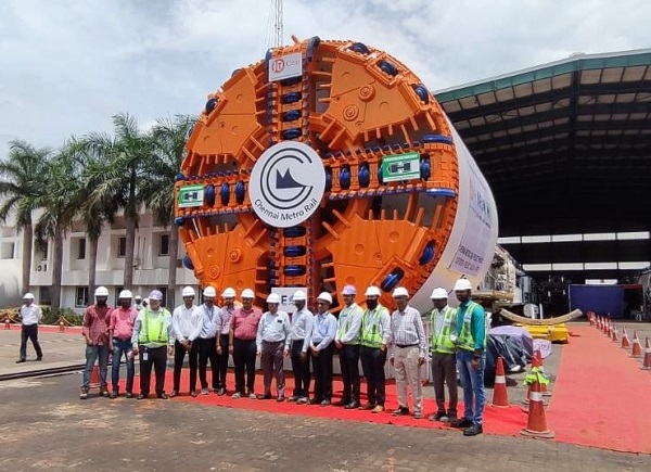 ITD’s Chennai Metro TBM S1075B Passes Factory Tests