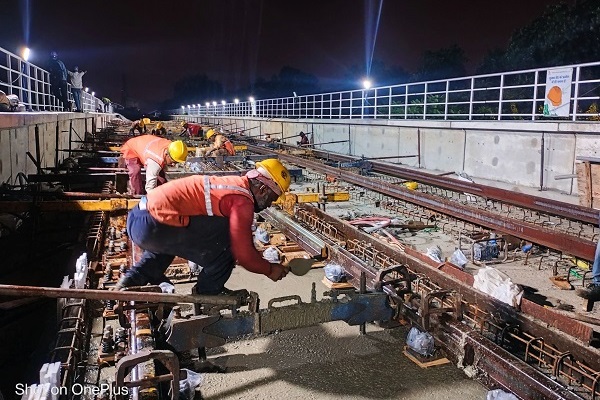 Bangalore Metro Yellow Line’s Final Track Turnout Cast by Texmaco - The ...