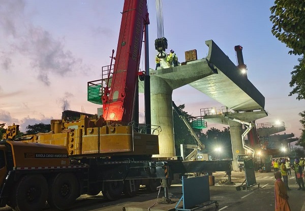 Patna Metro Line 1’s First U-Girder Launched by YFC-MCL JV