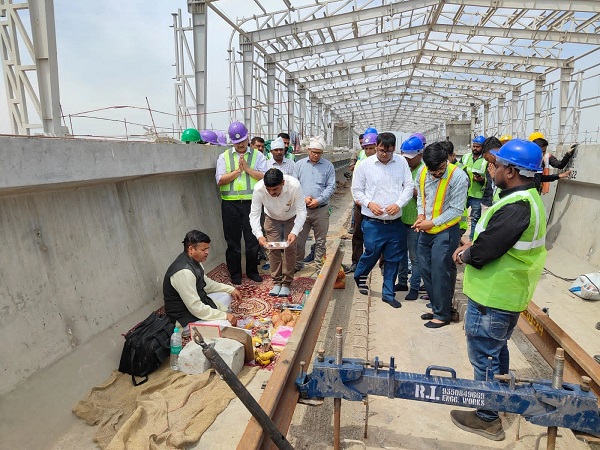 Texmaco Begins Delhi Metro Magenta Line’s Track Work for Phase 4 Extension
